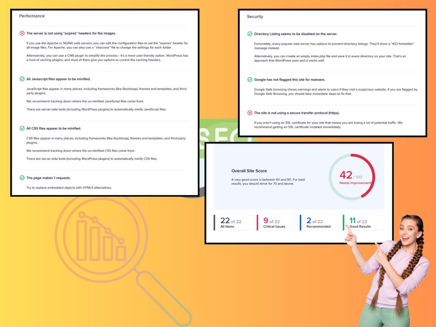 I will create website SEO analysis report