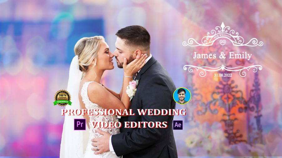 I Will do wedding video editing with cinematic storytelling (1-3 Minute video)
