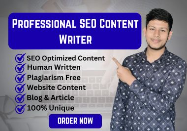 I Will Write 2000 Words SEO Optimized Blog Post or Article With Unique Content