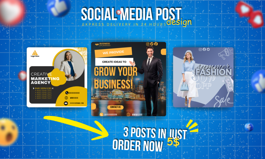 Design 8 Premium Ad Creatives for Instagram & Brands and custom canva templates