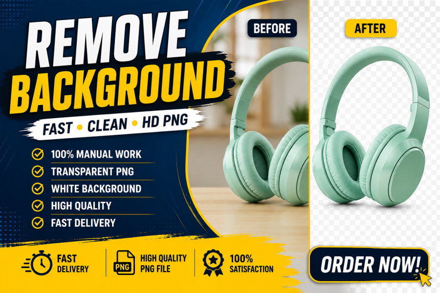 I Will Do Fast and Clean Background Removal