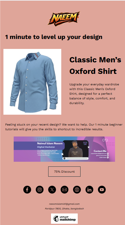 I will create and manage professional email campaigns for your business