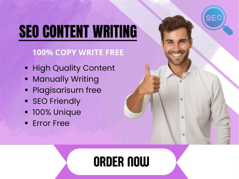 I will Provide 900 words unique and seo friendly content writing