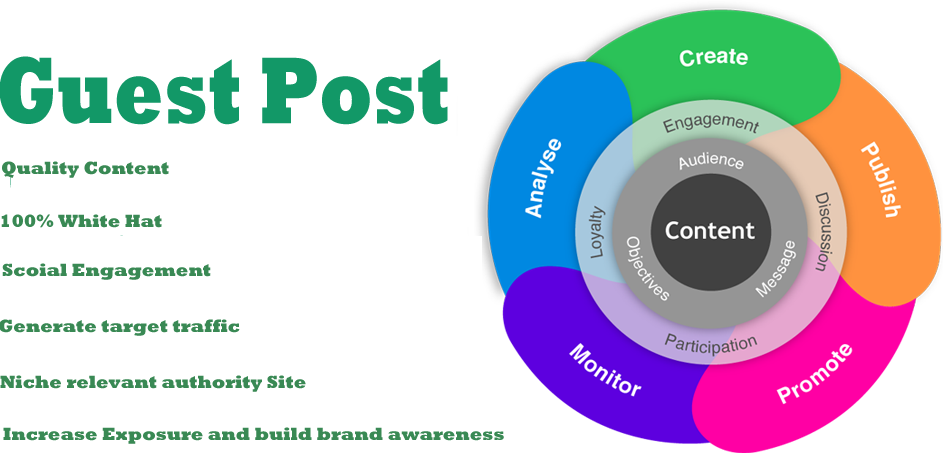 10 Guest Post in 10 PBN Website - DA 40+ and TF 30+ for $10