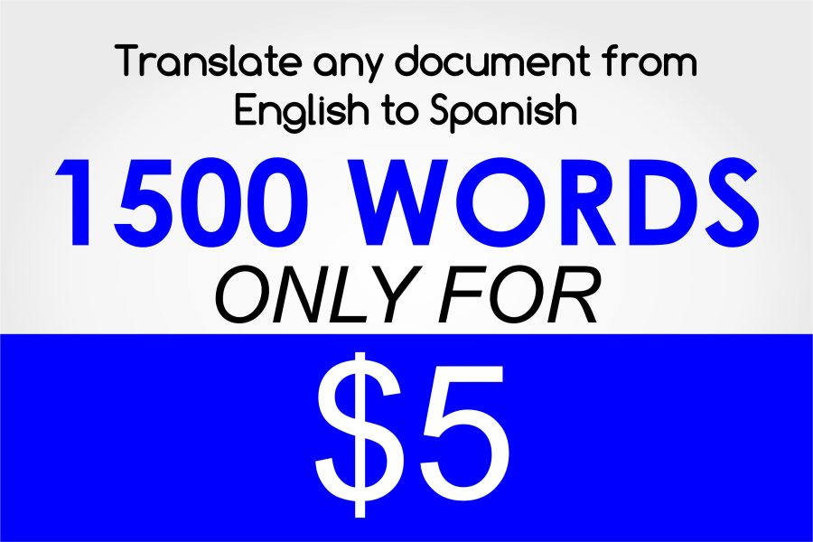 Translate from English to Spanish