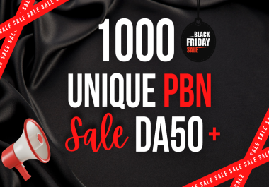 Black Friday SALE 1000 PBNs DA50+ Casino,  Judi,  Poker,  Gambling High quality links