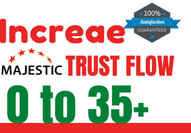 Boost your Website Majestic TF FROM TF0 TO TF25+ WITHIN 20 DAYS - GUARANTEED
