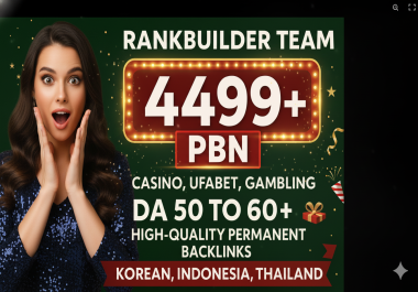 Dominate Ranking with 4499+ Unique PBNS DA DR80 TO 50+ STRONG Permanent Manual Posts LINKS