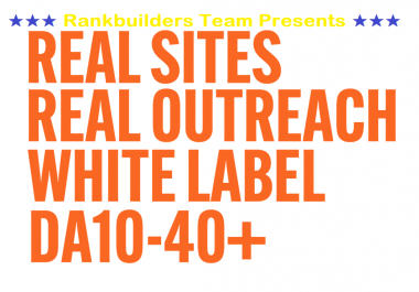 Outreach Genuine Websites Real TRAFFIC SITE Link DA -DR 20 - 40 for and Link Services TOP Rankings