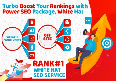 Boost Your GOOGLE Rankings with Power SEO Package,  White Hat Links