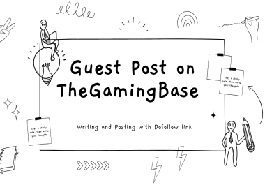 Write and Publish guest post article on TheGamingBase