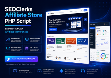 Seocheckout Affiliate Marketplace PHP Script