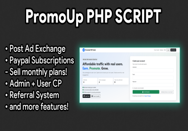 PromoUp/Scalelup Clone Post PHP Script