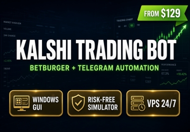 I will build Kalshi trading bot BetBurger TG automation VPS setup