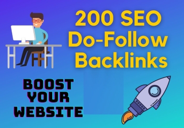 Link Building with 200 Do-follow backlinks mix platforms