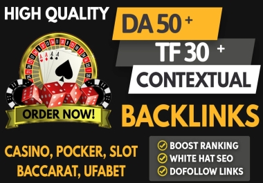 I will create for thailand korea singapore hong kong indonesia high tf DR da SEO backlinks