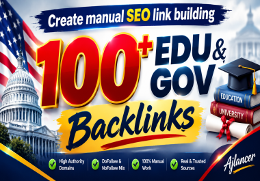 100 University EDU and. gov backlinks for you