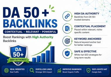 10 High Authority All DA 50 + PBN Homepage Backlinks From Aged Domains in 24 Hours