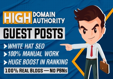 Publish 100 High DA 40+ Guest Posts with Permanent Contextual backlinks,  Best Guest posting service