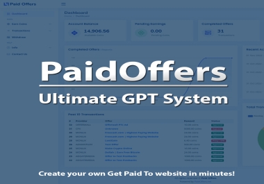 PaidOffers - Ultimate GPT System