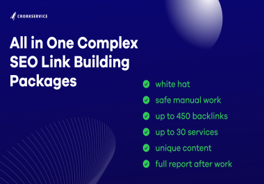 ALL IN ONE Complete SEO Link Building Package