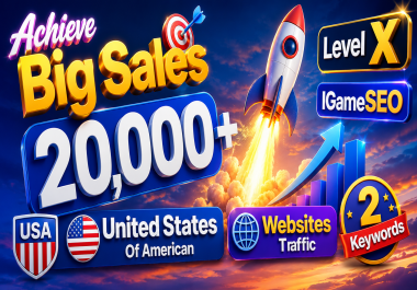 Get Conversations Sales 20,000 USA United States American Websites Traffic 2 Keywords