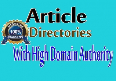 I will do 500 Article Directories Backlink