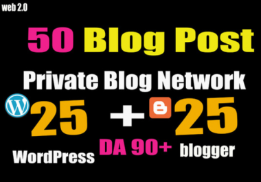Do 50 Solid contexual PBN links from DA90+ blogs