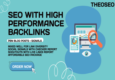 High Performance PBN Links and High Quality Signals & SEO Links - Good for Link Juice Rank Increase
