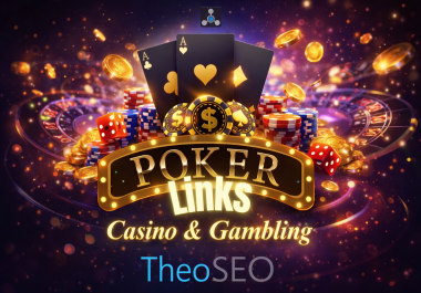 CASINO AND GAMBLINING SEO - 50+ PBN LINKS FOR RANKING & TRAFFIC - SIGNALS,  BACKLINKS AND SHOUTOUTS