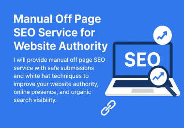 Manual Off Page SEO Service for Website Authority