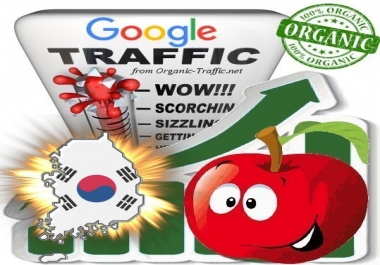 South Korean Search Traffic from Google. co. kr with your Keywords