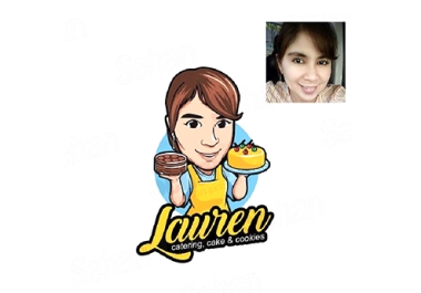 I will make cartoon,  logo,  mascot,  caricature or bobbleheads from your photo