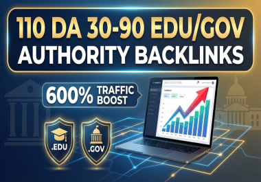 110 EDU/GOV High Authority Backlinks from Best Websites