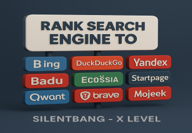 Rank Search Engine To Bing DuckDuckGo Yandex Baidu Ecosia Startpage Qwant Brave Swisscows Mojeek