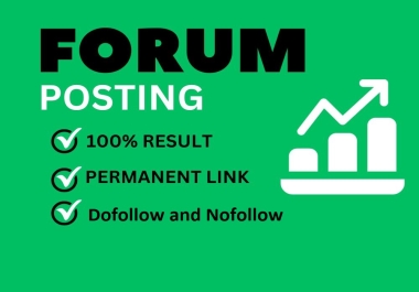 100+ High-Quality Forum Posting SEO Backlinks for Boosting Rankings