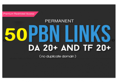 Homepage 50+ PBN Links - DA 50+ Fast Dofollow Backlinks PBN Backlinks