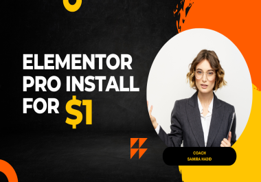 I will install licensed elementor pro and Elementor themes Get Elementor Pro Elementor themes
