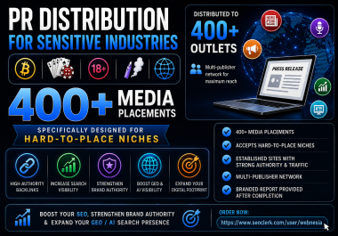 PR Distribution for Sensitive Industries like Casino Judi Poker,  Sports Betting