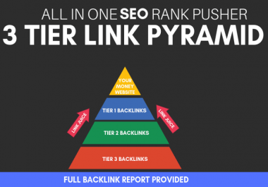 Provide Link Pyramids of 3 Tiers best for seo