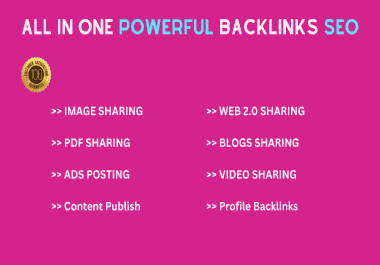 120 Manual Live Backlinks for Video Image Social Page PDF Articles from High 96+DA PA webpages