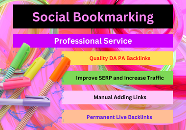 120 Instant Live Social Bookmarking Backlinks Links