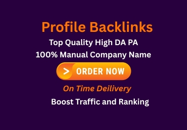 10 Profile Links High Authority Google White Hat Ranking Booster