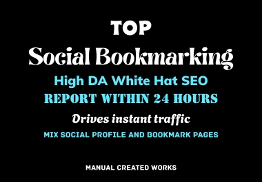 150 High-Quality Live Manual Bookmarking Links for Fast SEO Results - Delivered in 72 Hours