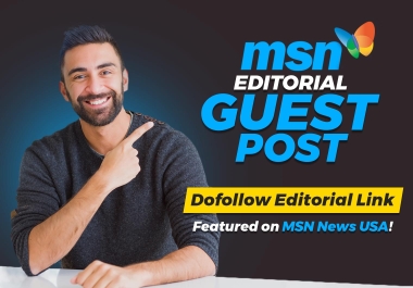 MSN Featured Guest Post on MSN News USA