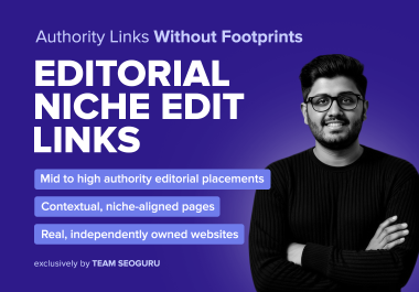 3 Niche Edit Links or Link Insertion on Real Sites,  DA 30-60 Domains