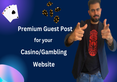 Premium Casino/Gambling Guest post on my own website