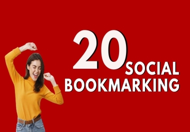 Create 20 Social Bookmarking For Google Ranking