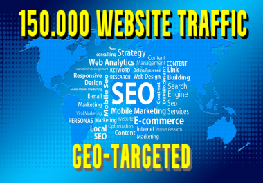 SALE 150000 Organic and soc. media Website traffic USA+EU