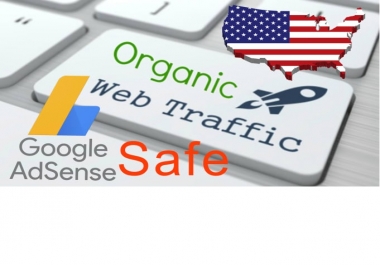 send keyword target organic website traffic from usa, adsense safe